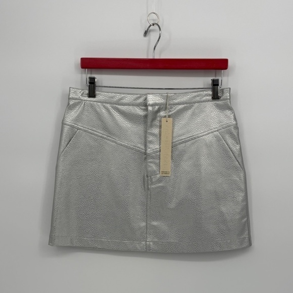 🧲 nwt Saltwater LUXE Asteria Metallic Mini Skirt